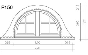 Dakkappellen_rieten dak_tekening_P150