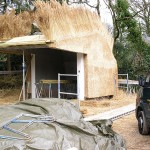 Nieuw rieten dak - Tuinhuisje Laren