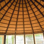 Nieuw rieten dak_tuinhuisje garderen