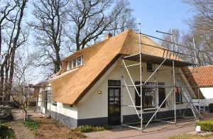 Rieten dak - Boerderij Ermelo achterzijde