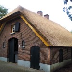 Rieten dak - Boerderij Putten achterkant