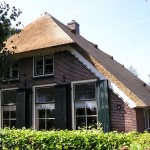 Rieten dak - Boerderij Putten voorzijde