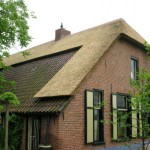 Rieten dak - Boerderij Woudenberg zijkant